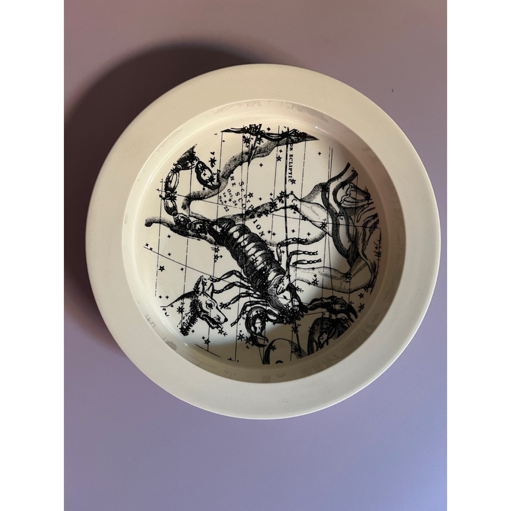 Scorpio Constellation Decorative Wall Plate Iroquois China 1960s Collectible